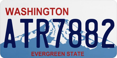 WA license plate ATR7882