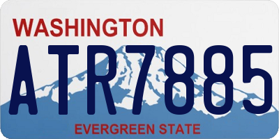 WA license plate ATR7885