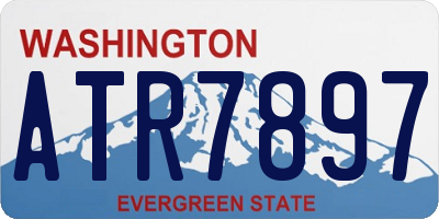 WA license plate ATR7897