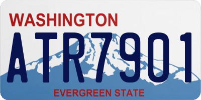 WA license plate ATR7901