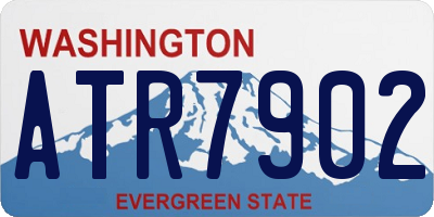 WA license plate ATR7902