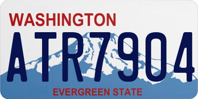 WA license plate ATR7904