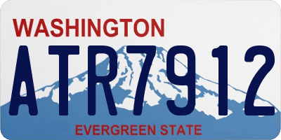 WA license plate ATR7912