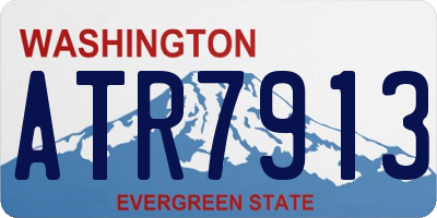 WA license plate ATR7913