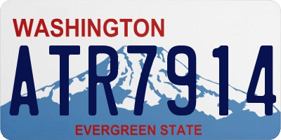 WA license plate ATR7914