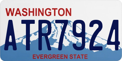 WA license plate ATR7924