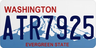 WA license plate ATR7925