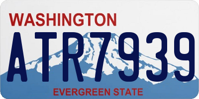 WA license plate ATR7939