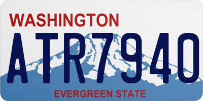 WA license plate ATR7940