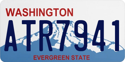 WA license plate ATR7941