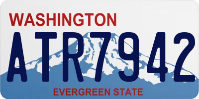 WA license plate ATR7942