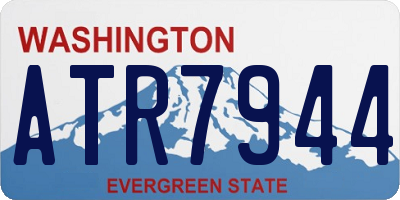 WA license plate ATR7944