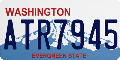 WA license plate ATR7945