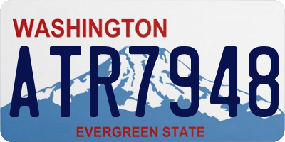 WA license plate ATR7948