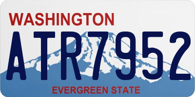 WA license plate ATR7952