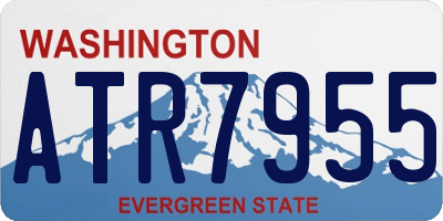 WA license plate ATR7955