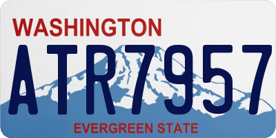 WA license plate ATR7957