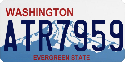 WA license plate ATR7959
