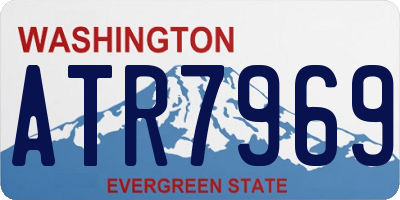 WA license plate ATR7969