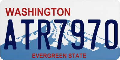 WA license plate ATR7970