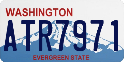 WA license plate ATR7971