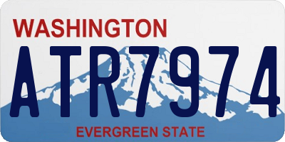 WA license plate ATR7974