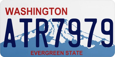 WA license plate ATR7979