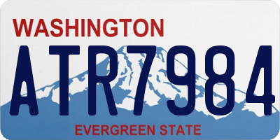 WA license plate ATR7984