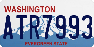 WA license plate ATR7993