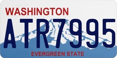 WA license plate ATR7995