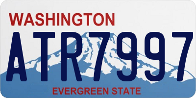 WA license plate ATR7997
