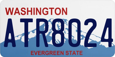 WA license plate ATR8024