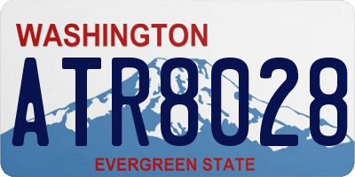WA license plate ATR8028