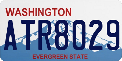 WA license plate ATR8029