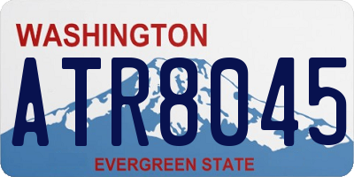 WA license plate ATR8045