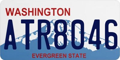 WA license plate ATR8046