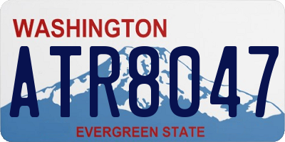 WA license plate ATR8047