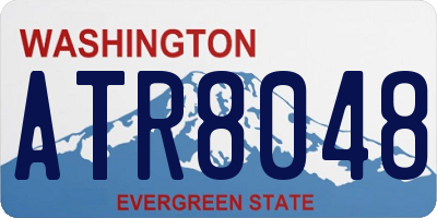 WA license plate ATR8048