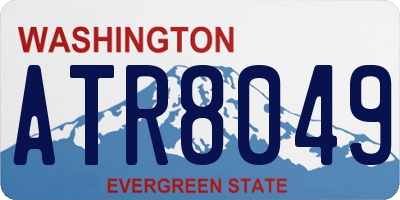 WA license plate ATR8049