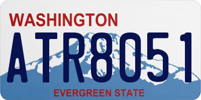 WA license plate ATR8051