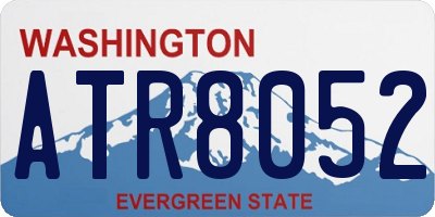 WA license plate ATR8052