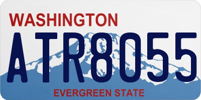 WA license plate ATR8055