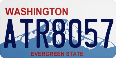 WA license plate ATR8057