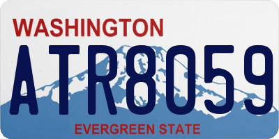 WA license plate ATR8059