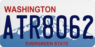 WA license plate ATR8062