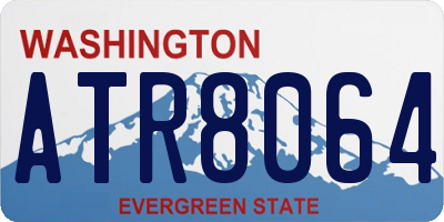 WA license plate ATR8064