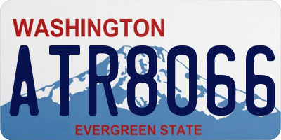 WA license plate ATR8066