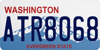 WA license plate ATR8068
