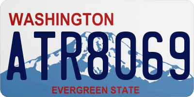 WA license plate ATR8069