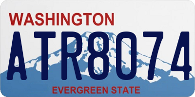 WA license plate ATR8074